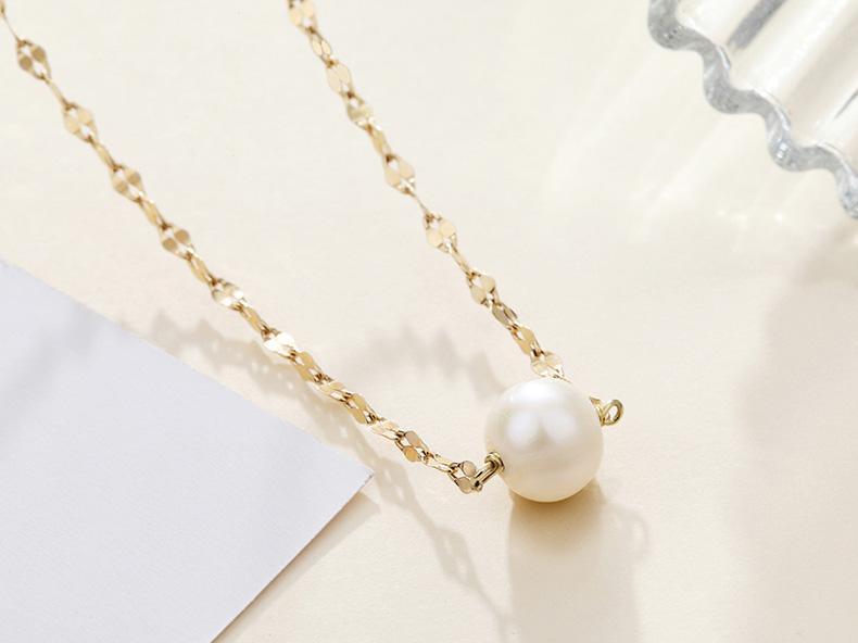 Exquisite Natural Pearls Sterling Silver Necklace