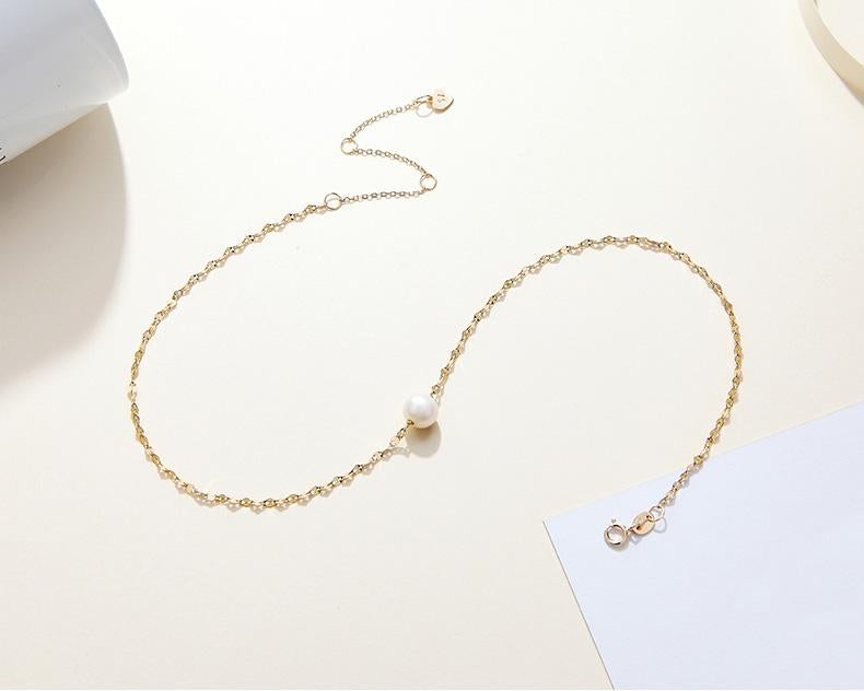 Exquisite Natural Pearls Sterling Silver Necklace