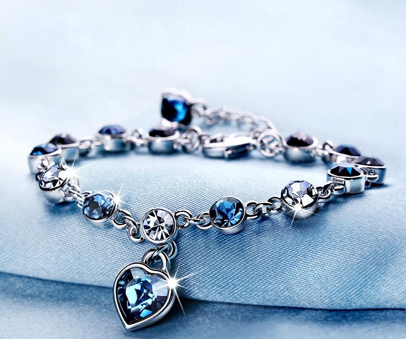 Love At First Sight Heart Round Cut Swarovski Alloy Necklace