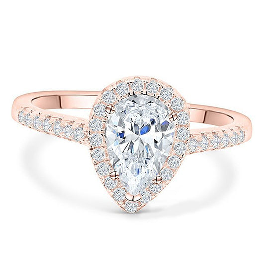 Magic Pear Cut Sterling Silver Ring-TL-Juri Elle
