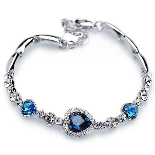 Vintage Halo Heart Design Bracelet-JE-Juri Elle