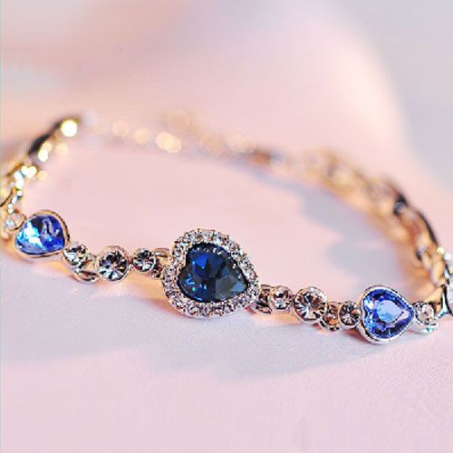 Vintage Halo Heart Design Bracelet-JE-Juri Elle