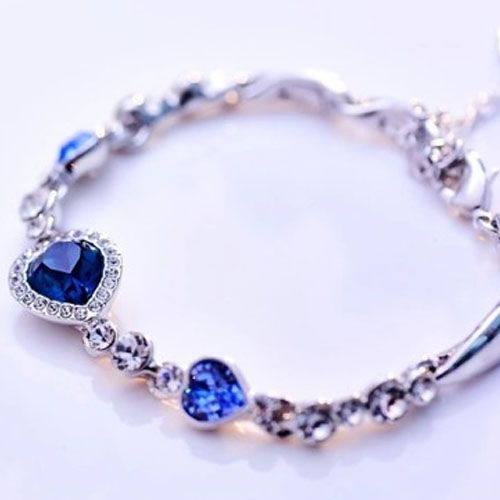 Vintage Halo Heart Design Bracelet-JE-Juri Elle
