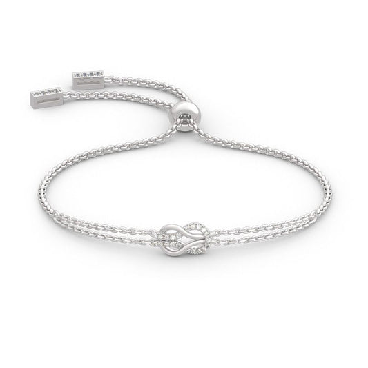 Infinity Love Sterling Silver Bracelet-JE-Juri Elle