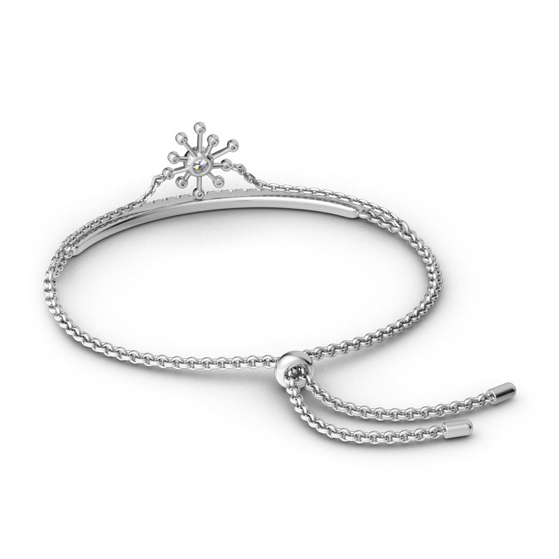 Dandelion Sterling Silver Bolo Bracelet-JE-Juri Elle
