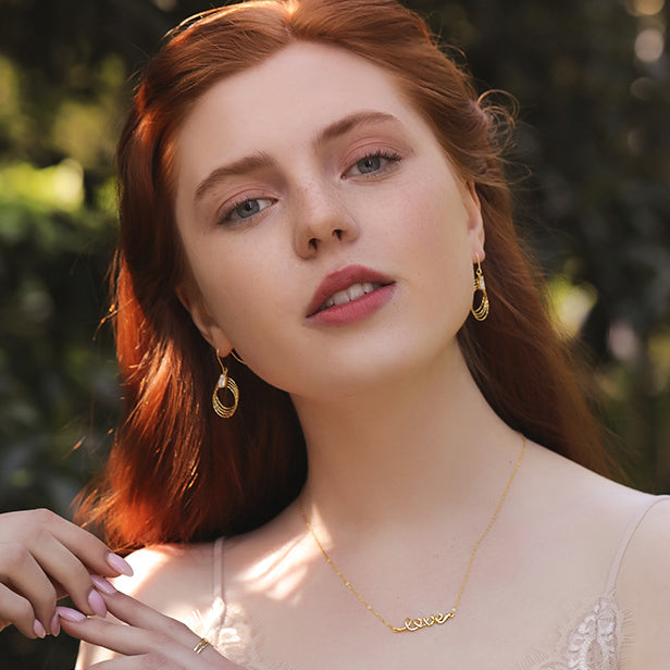 Love Letter Sterling Silver Necklace