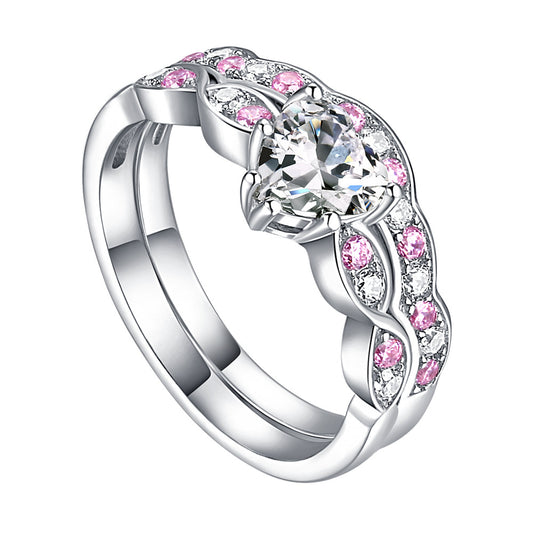 Eternal Heart Cut Sterling Silver Ring-TL-Juri Elle