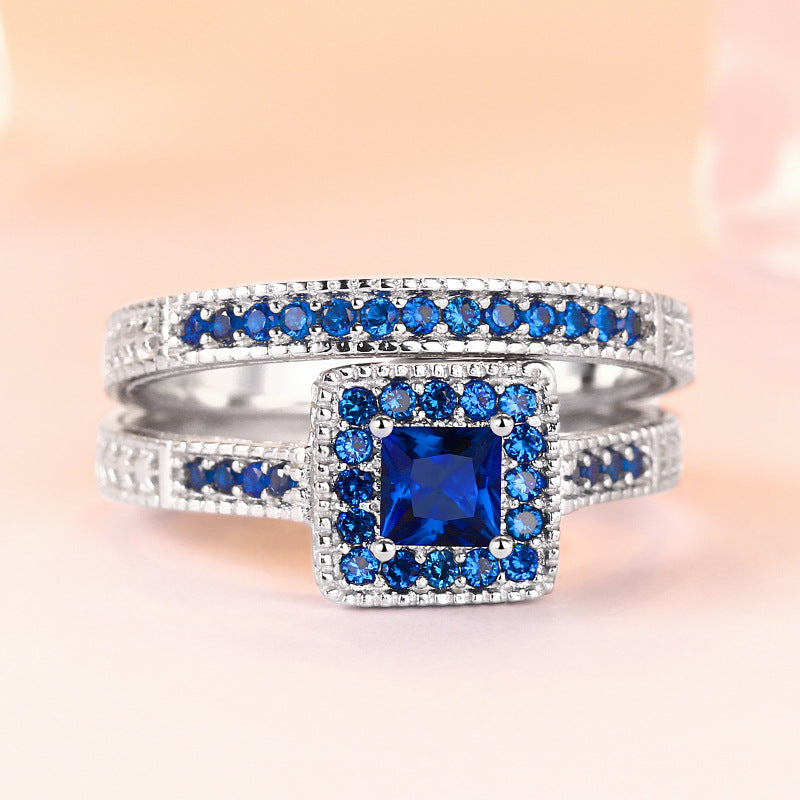 I Do Princess Cut Sterling Silver Ring-TL-Juri Elle