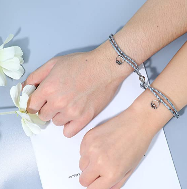 Couple Pendants Bracelet