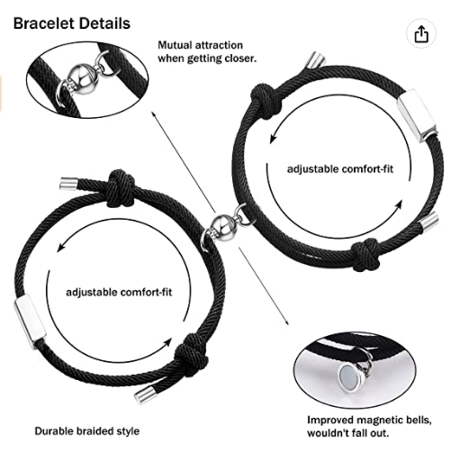 2 Pcs Matching Couples Bracelets