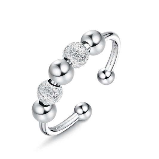 Anxiety Adjustable Spinner Bead Ring