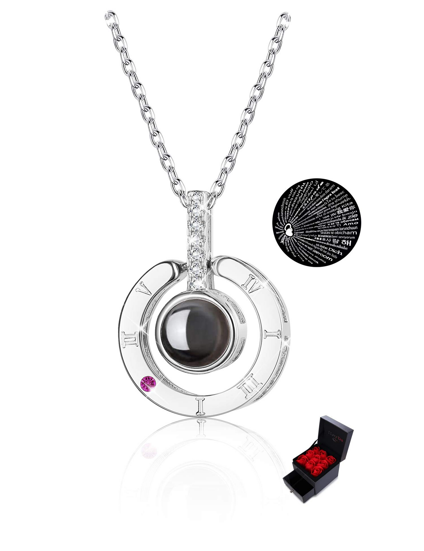 100 Languages I Love You Necklace
