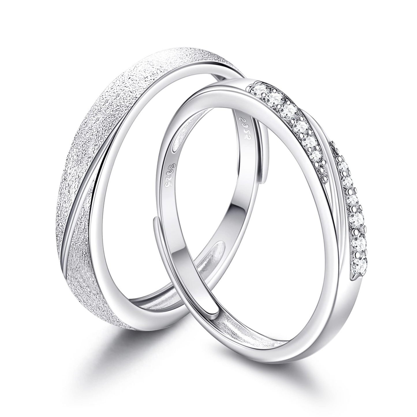 Adjustable Couple Rings for Lovers