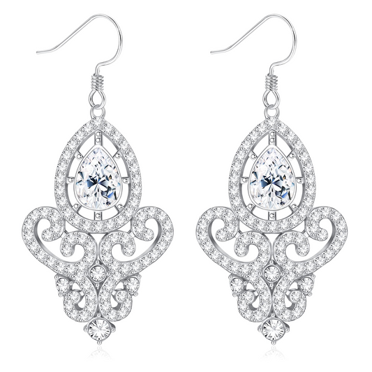 Dangle Wedding Earrings
