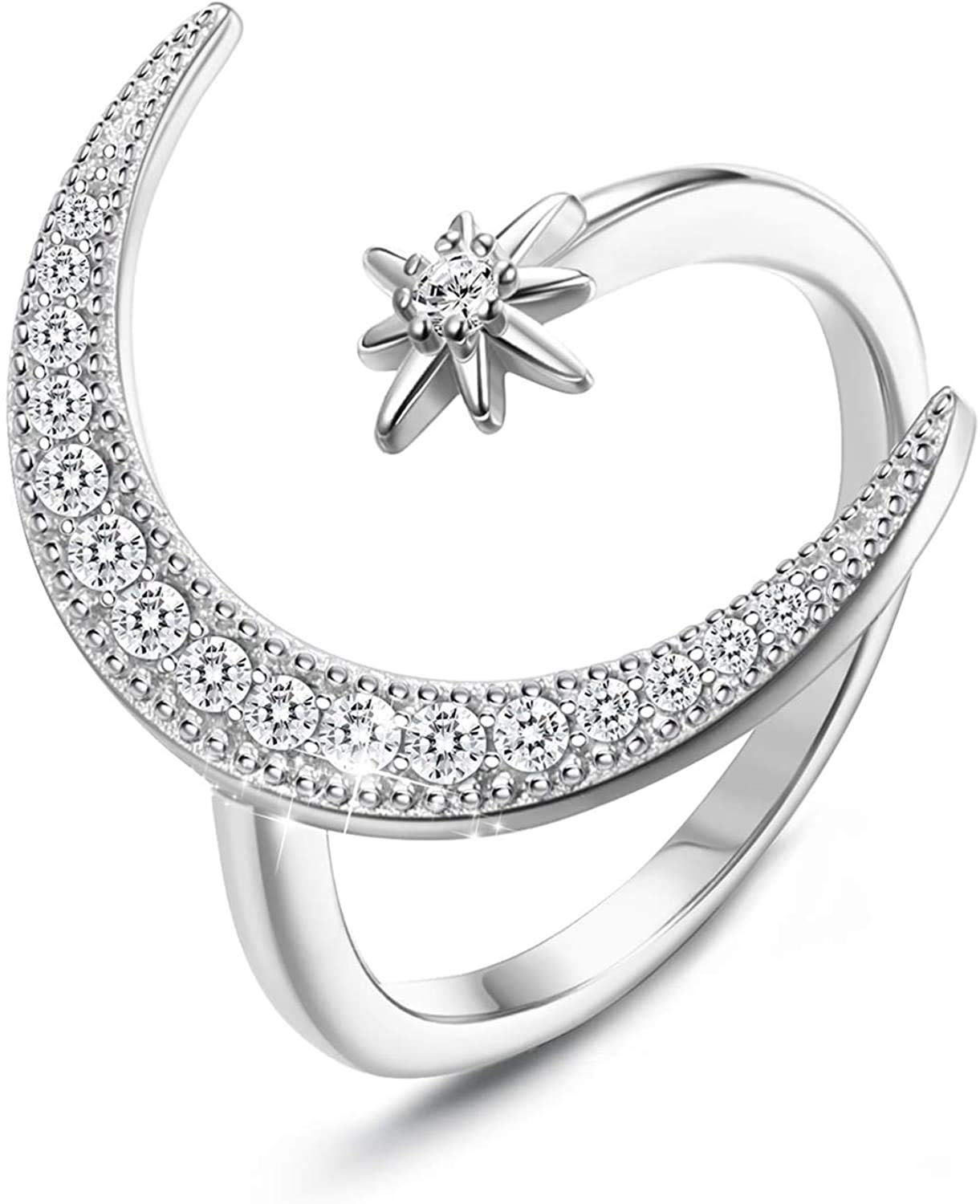 Moon Adjustable Rings