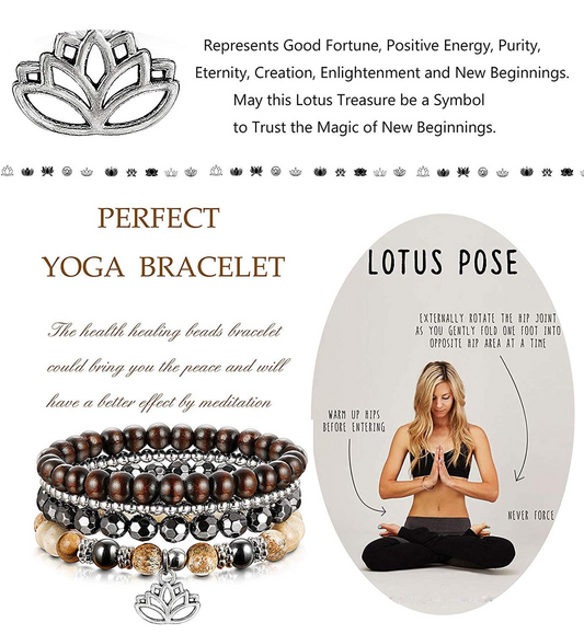 8 Pieces Bracelet Beads Set