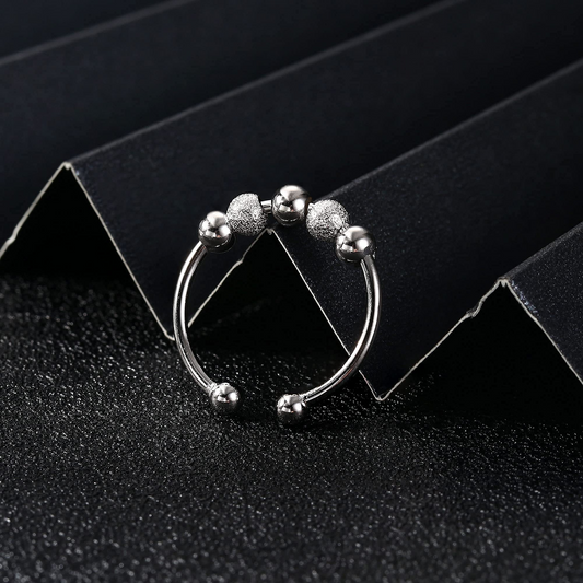 Anxiety Adjustable Spinner Bead Ring