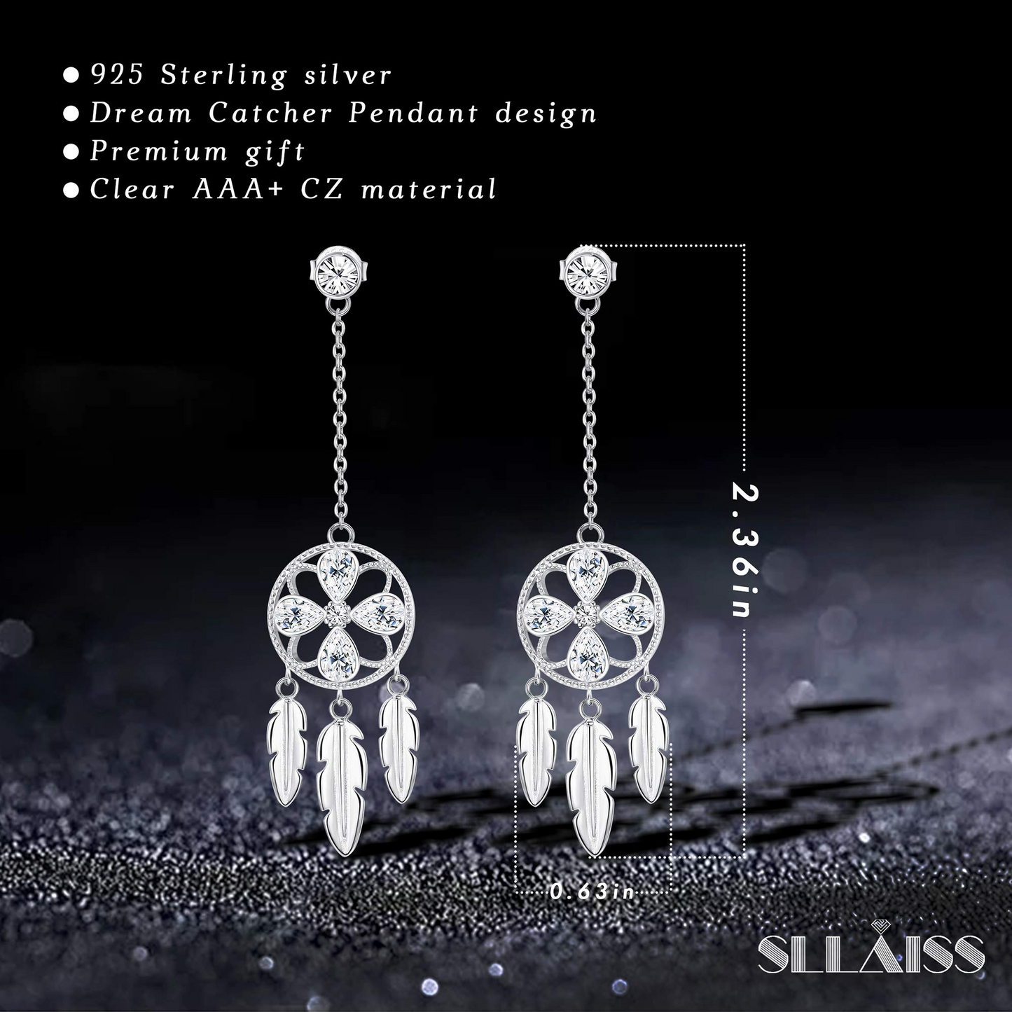 Dream Catcher Dangle Earring