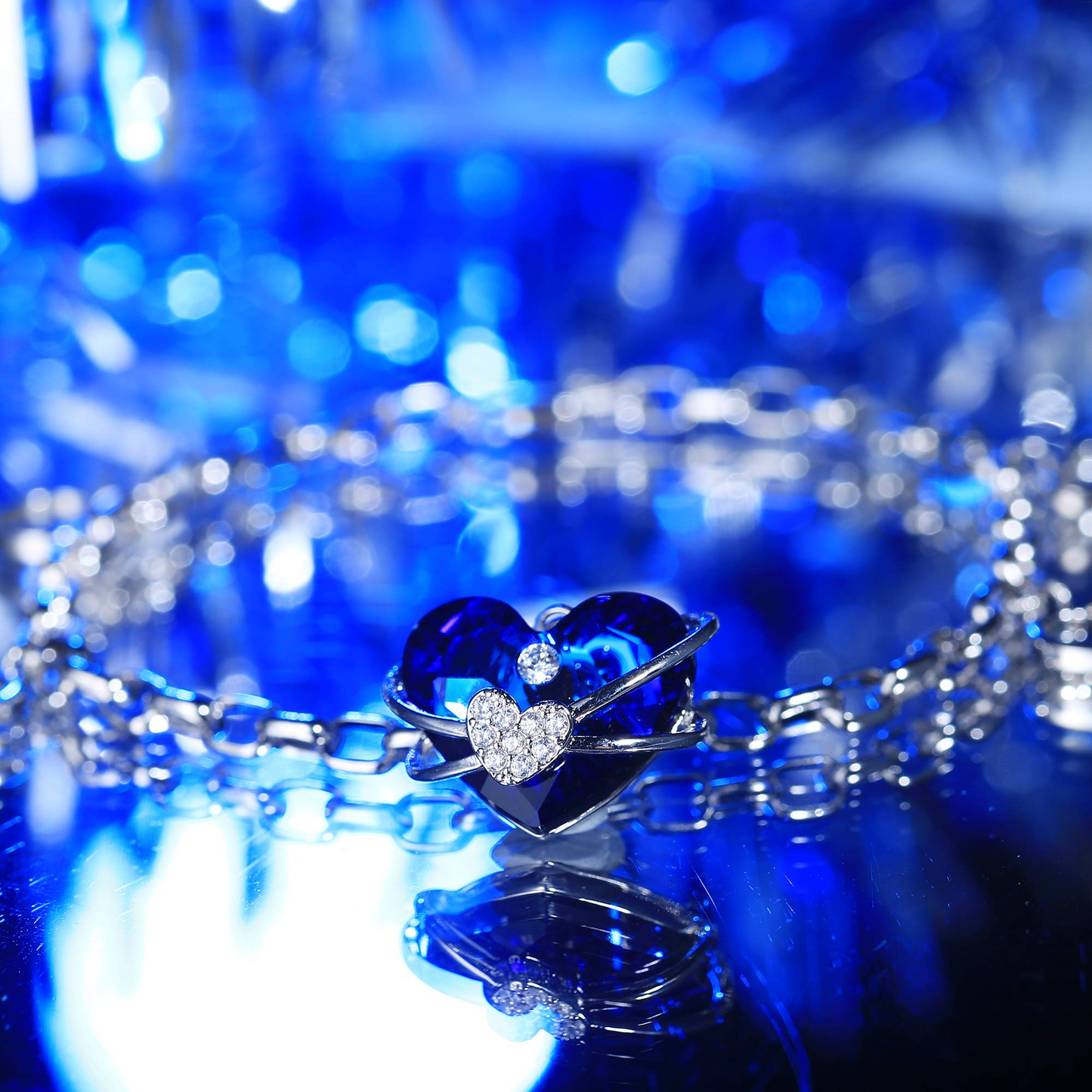 Wrapped Heart Charm Bracelet
