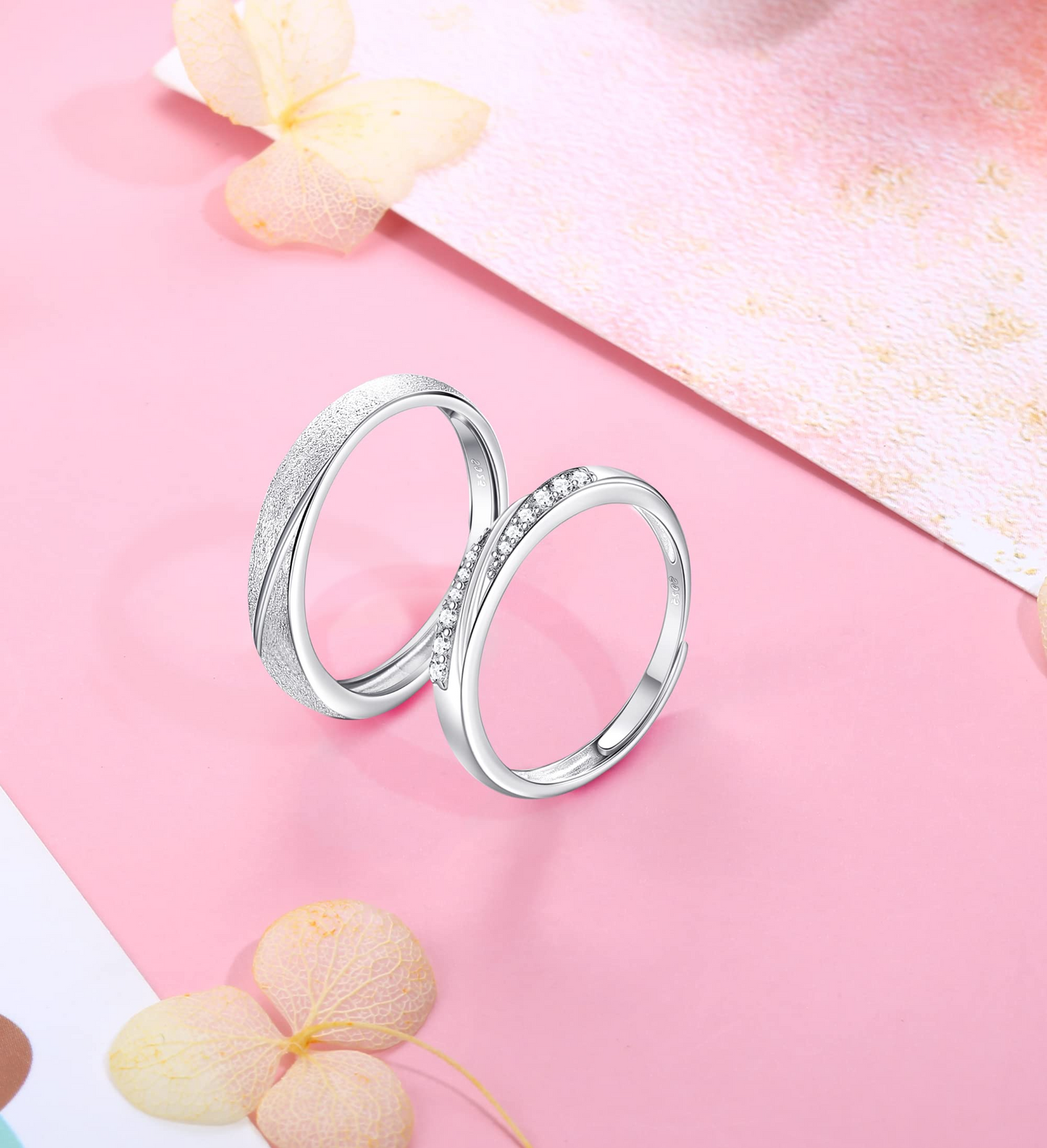 Adjustable Couple Rings for Lovers