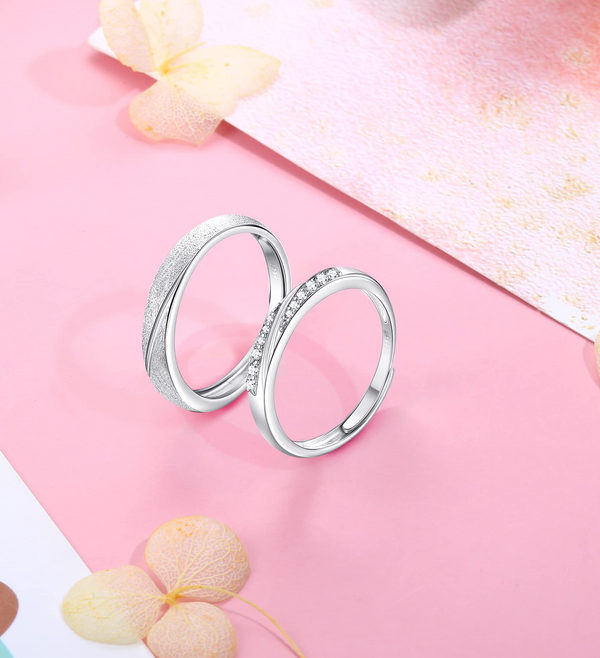 Adjustable Couple Rings for Lovers
