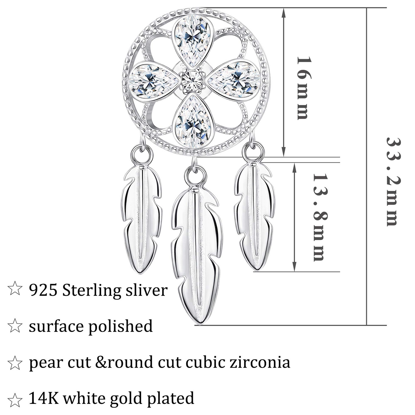 Dreamcatcher Stud Earrings