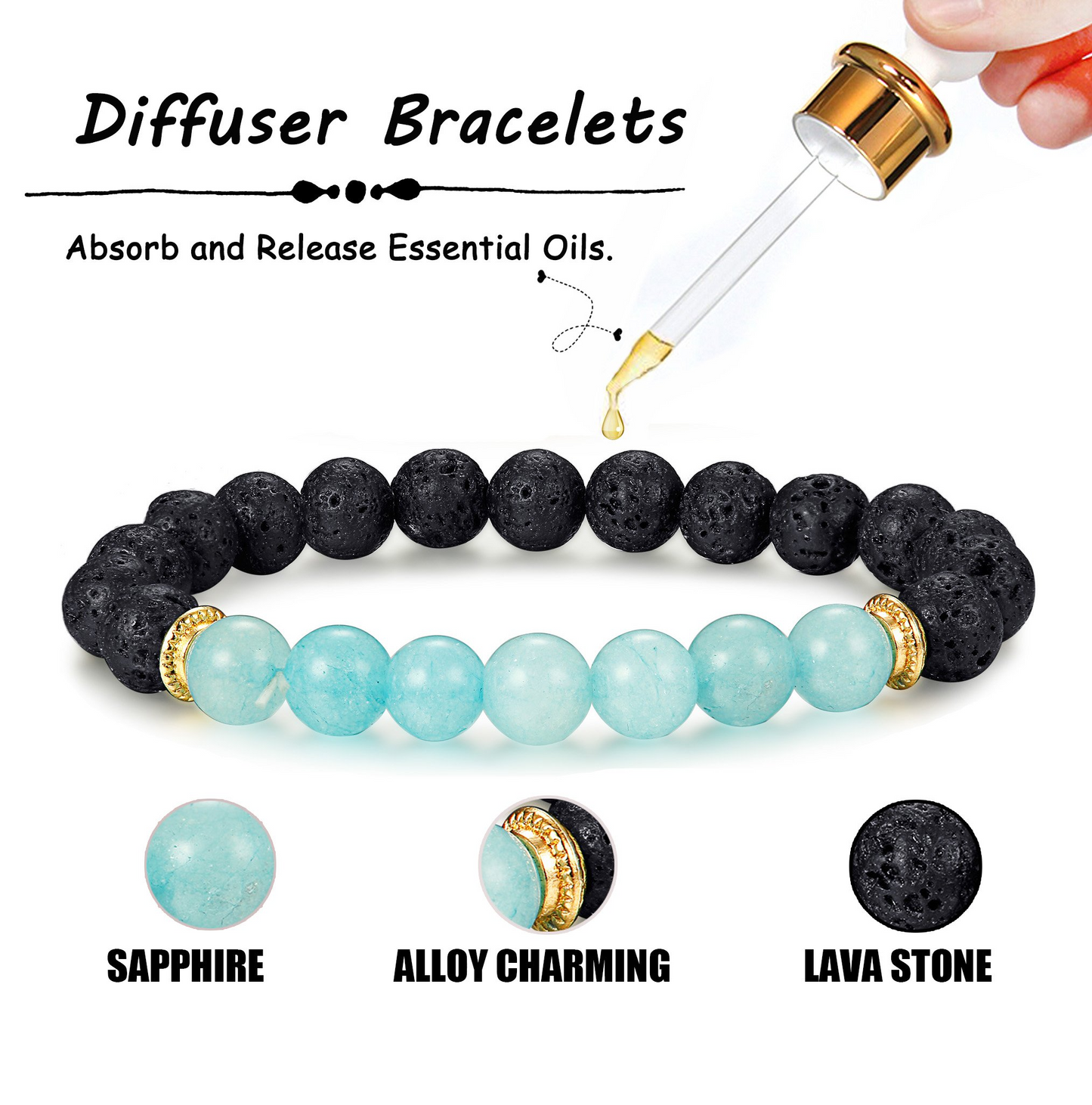 3 Pcs Aromatherapy Bracelet