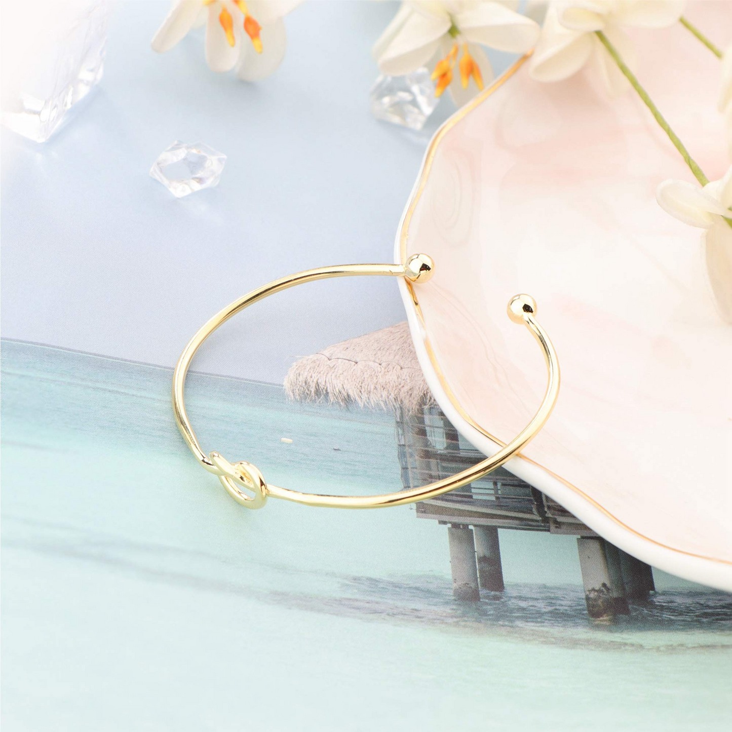 Love Knot Bangle Bracelets