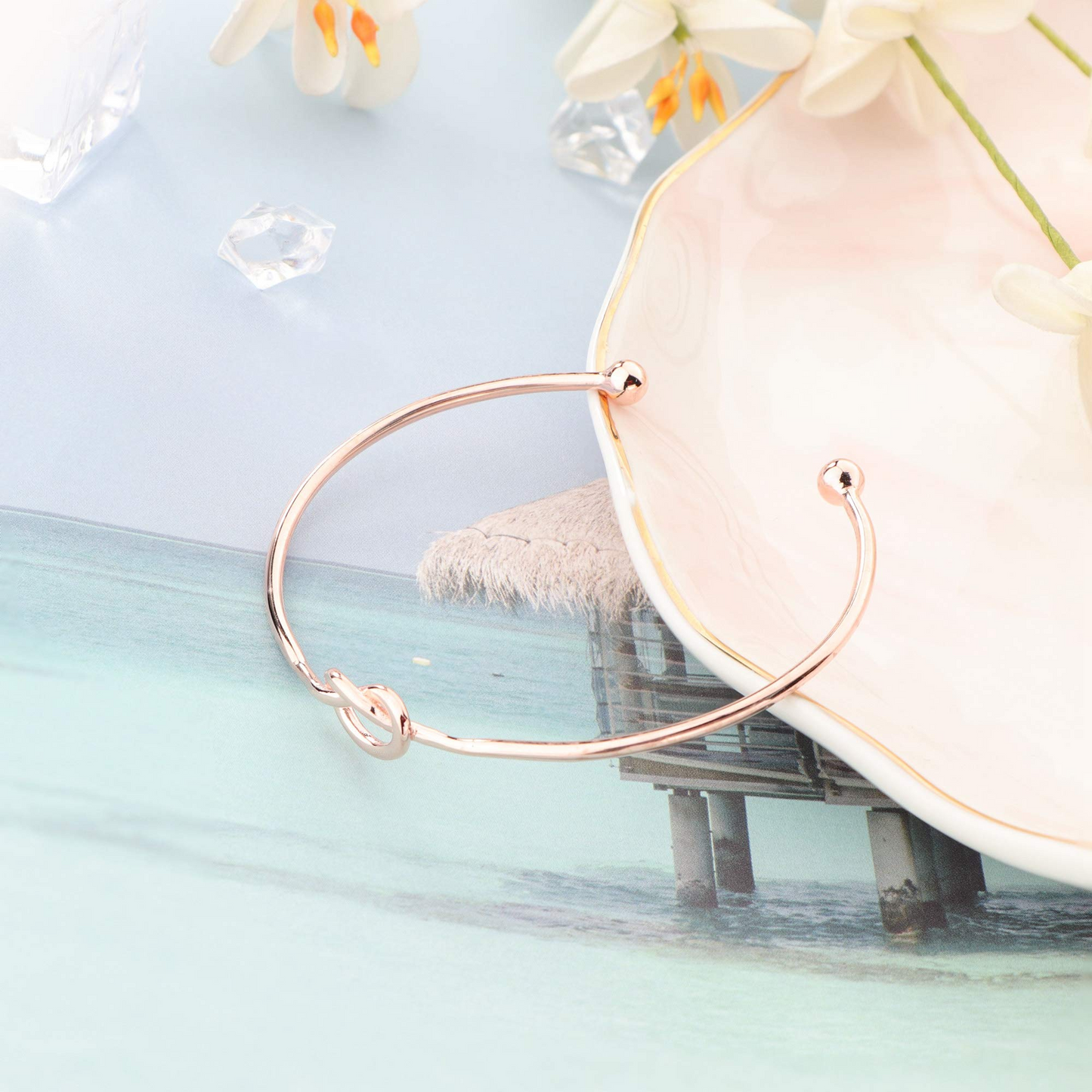 Love Knot Bangle Bracelets