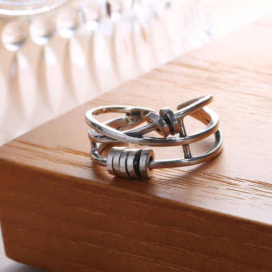Fidget Adjustable Anxiety Ring