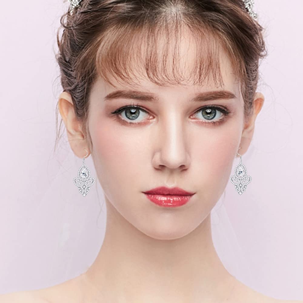 Dangle Wedding Earrings