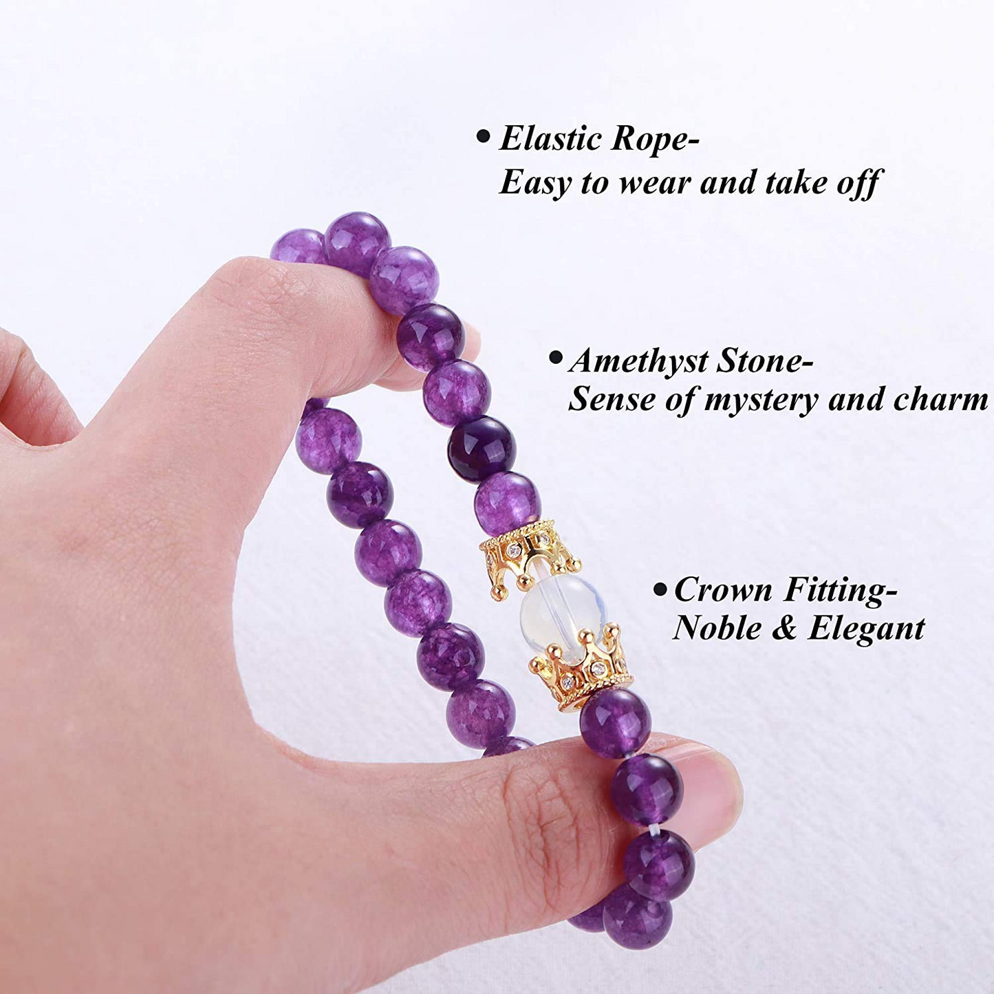 Couples Friendship Natural Lava Rock Bead Bracelets