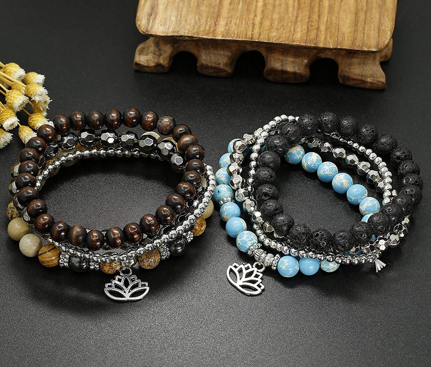8 Pieces Bracelet Beads Set