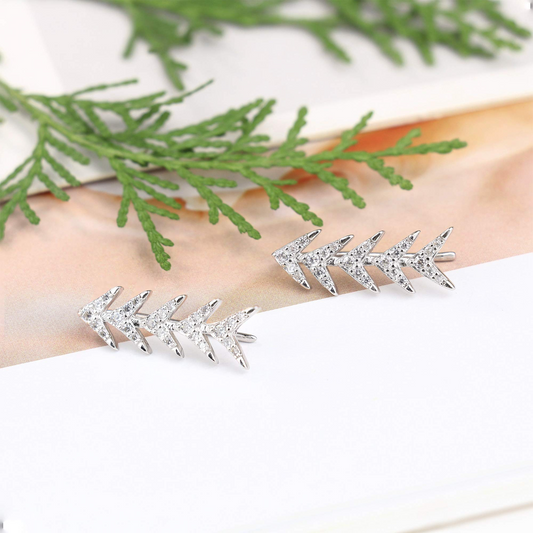 Arrow Crawler Cuff Earrings