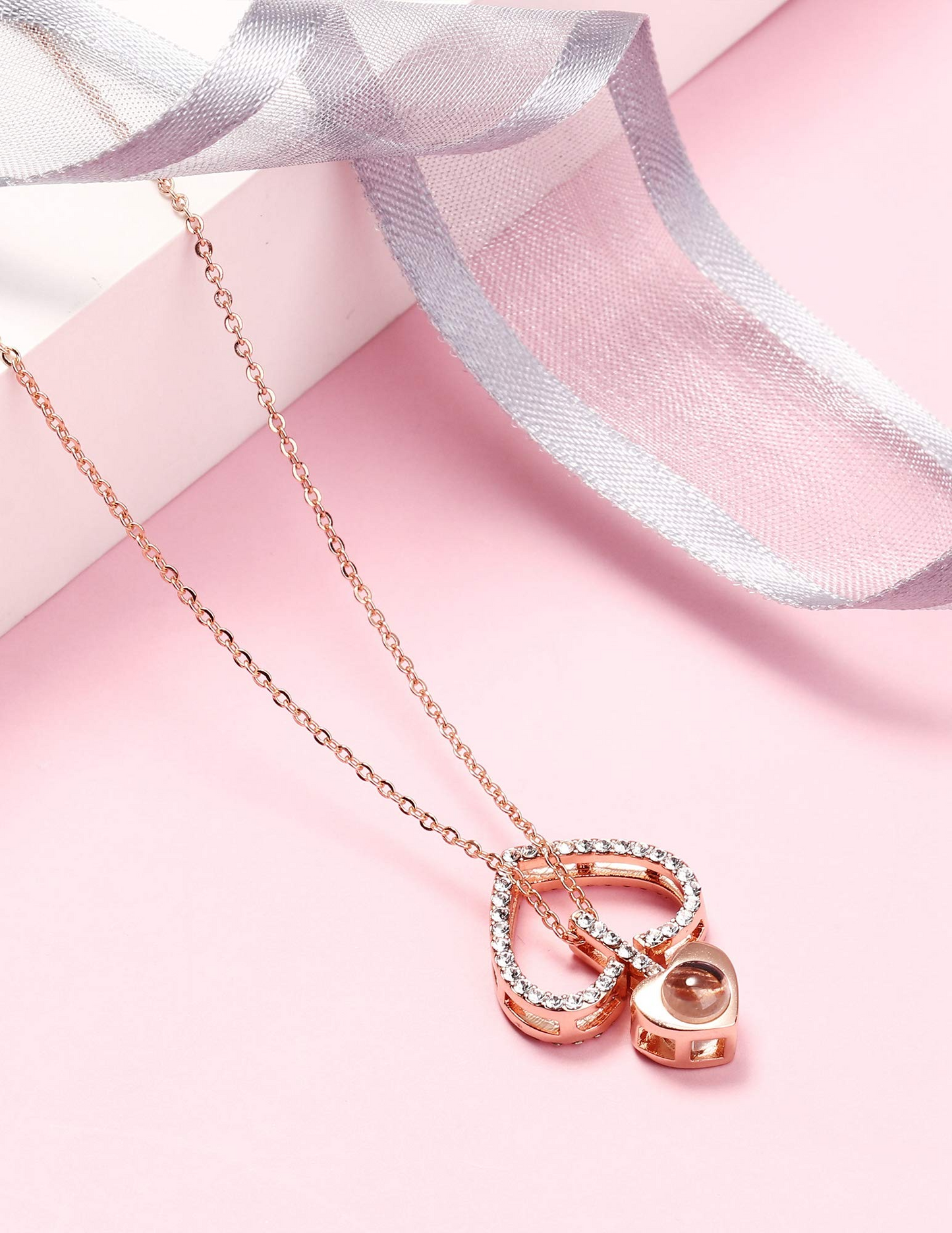 100 Languages I Love You Heart Necklace