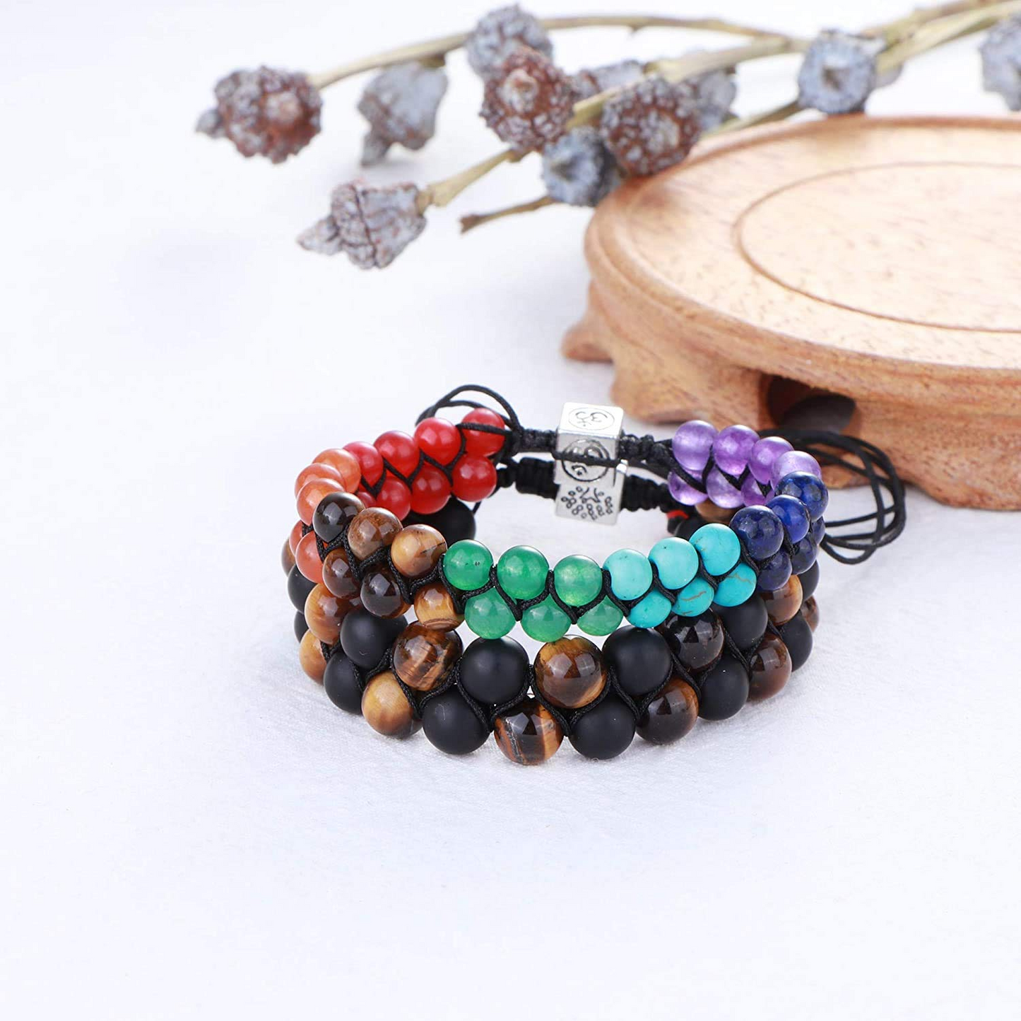 Couples Friendship Natural Lava Rock Bead Bracelets
