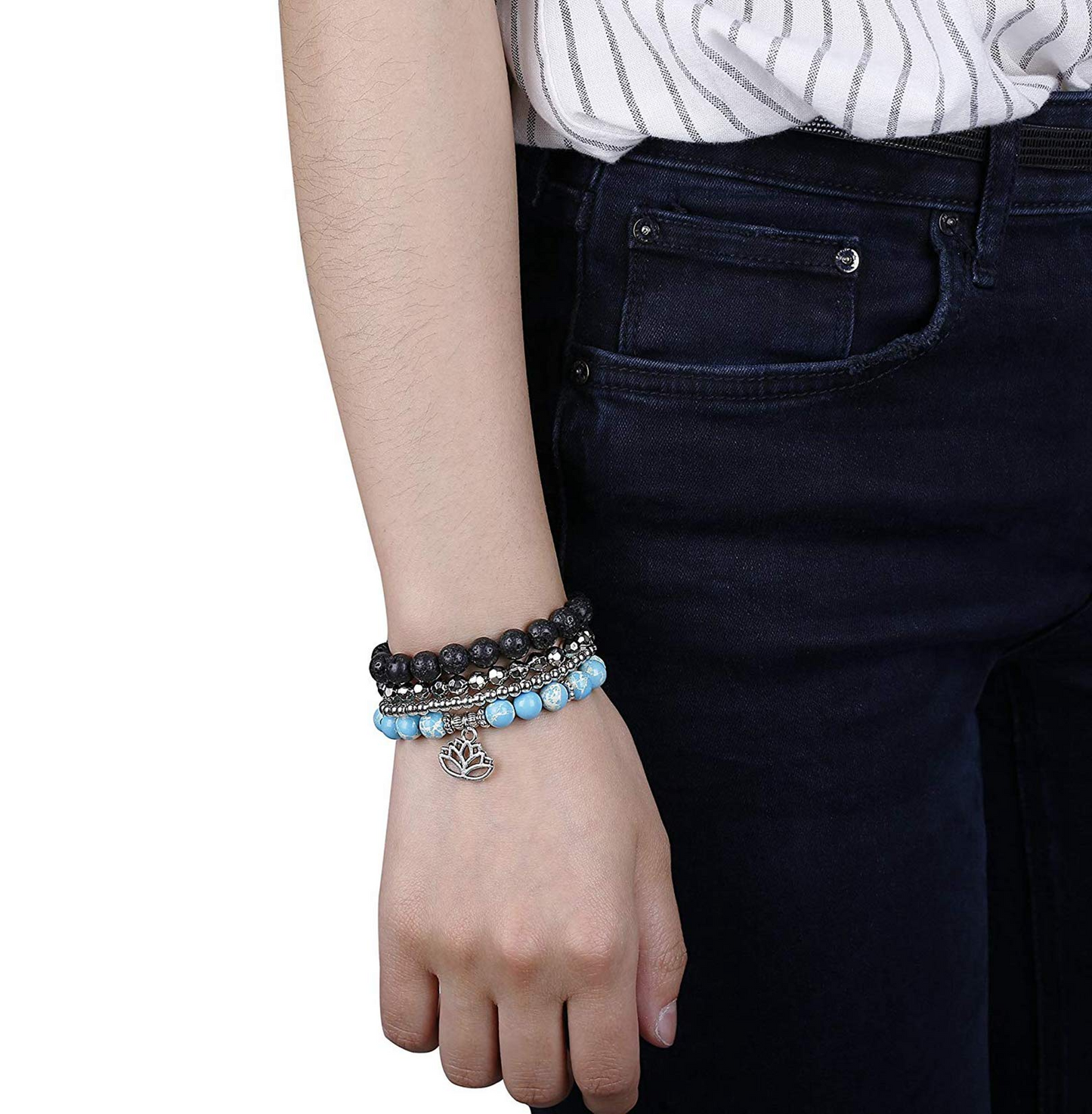 8 Pieces Bracelet Beads Set