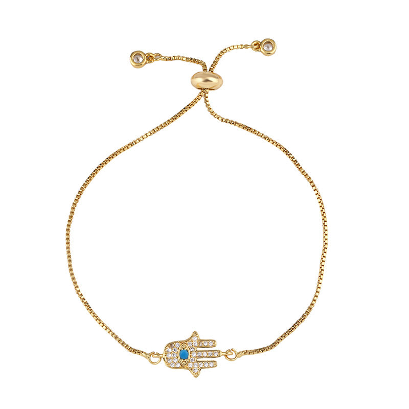 The Hamsa Rainbow Bracelet