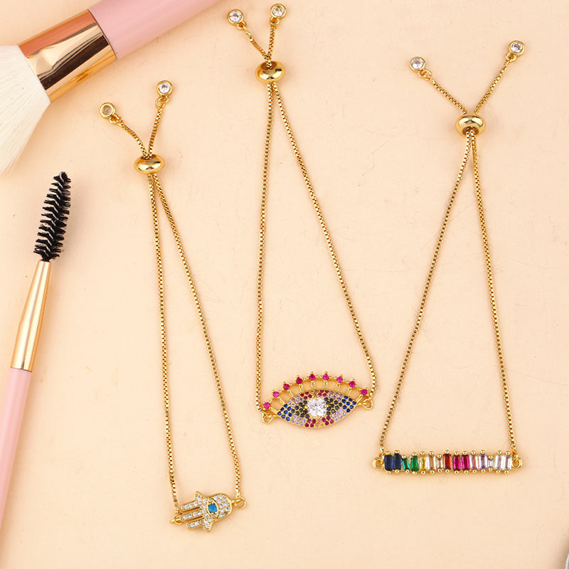 The Hamsa Rainbow Bracelet